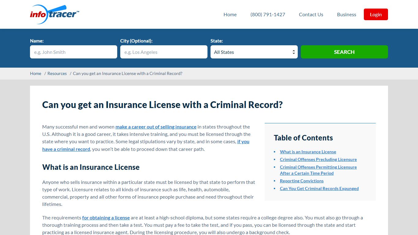 Can you get an Insurance License with a Criminal Record?